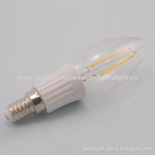 Best Selling LED Filament Bulb with CE Mark, 220V AC, Aluminum Housing